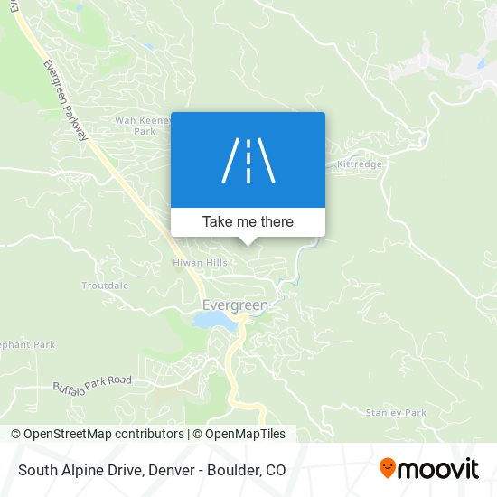 Mapa de South Alpine Drive