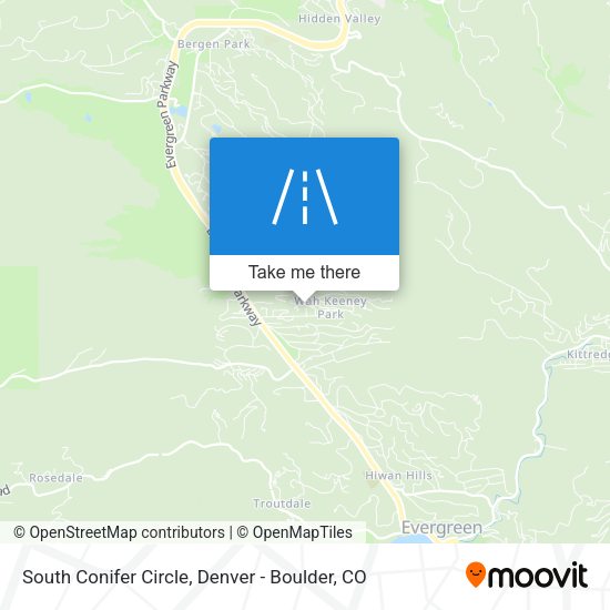 Mapa de South Conifer Circle