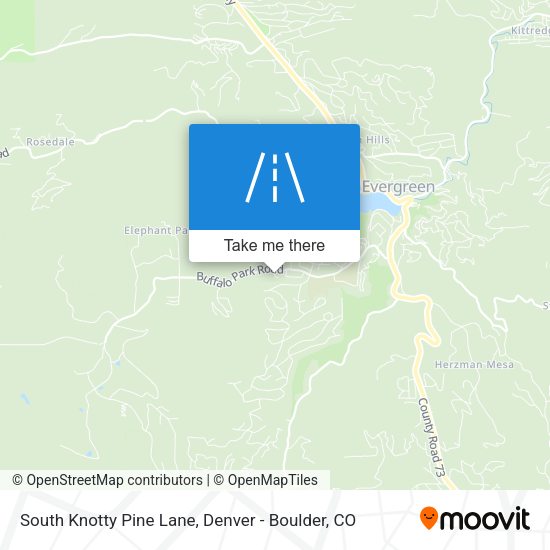 South Knotty Pine Lane map