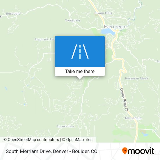 South Merriam Drive map