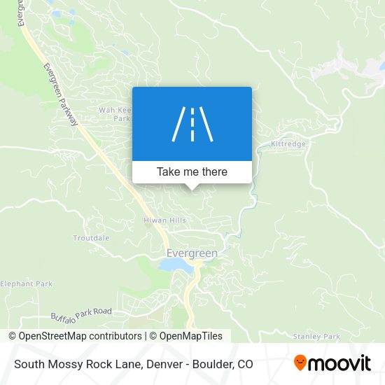 Mapa de South Mossy Rock Lane