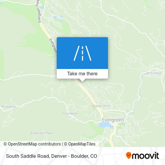 South Saddle Road map