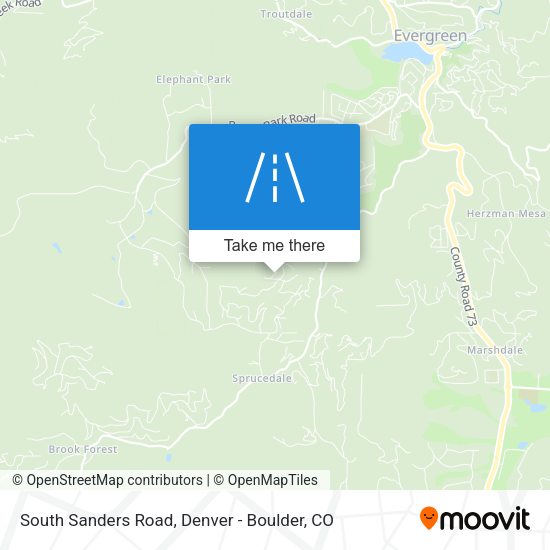 South Sanders Road map