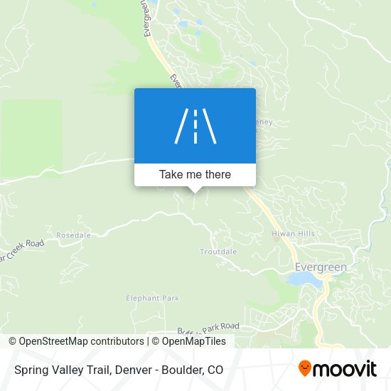 Spring Valley Trail map