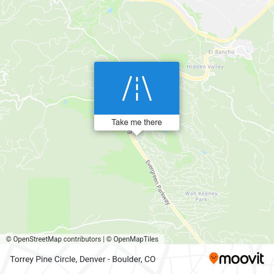 Torrey Pine Circle map