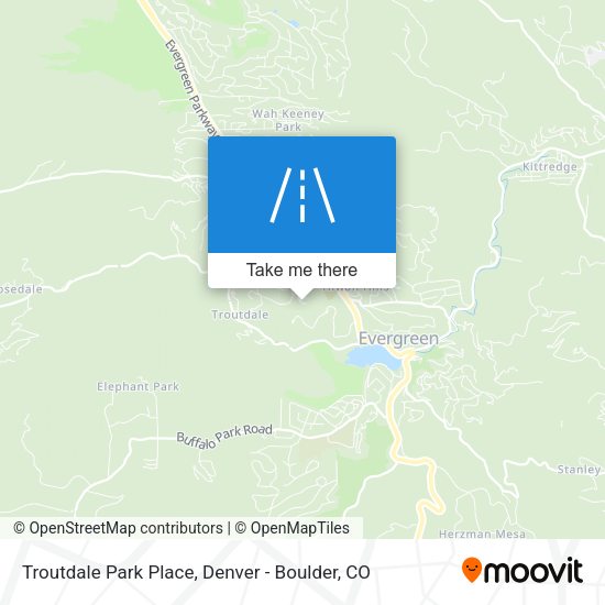 Troutdale Park Place map