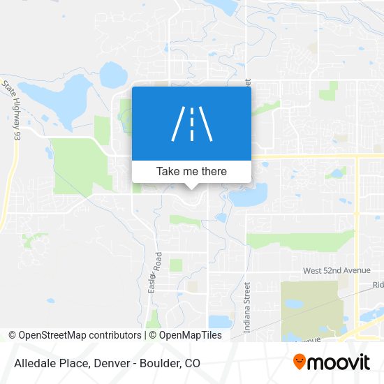 Alledale Place map