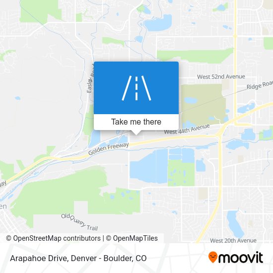 Arapahoe Drive map