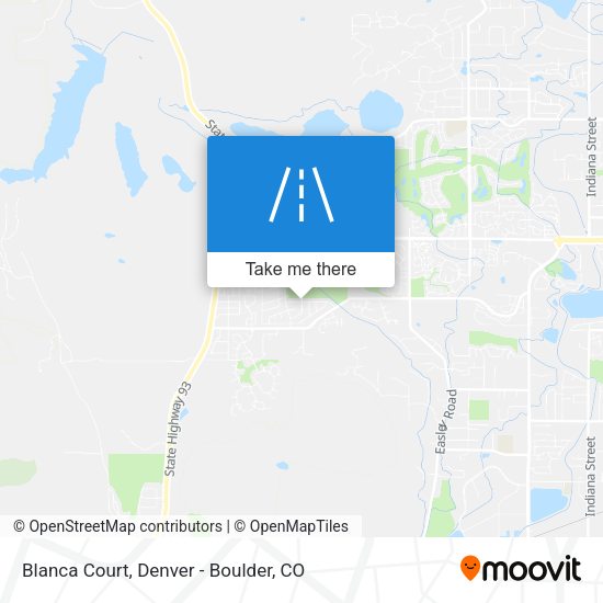 Blanca Court map