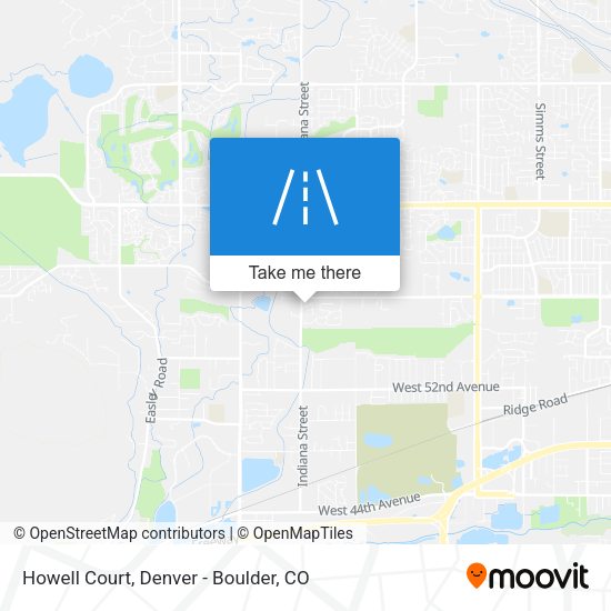 Mapa de Howell Court