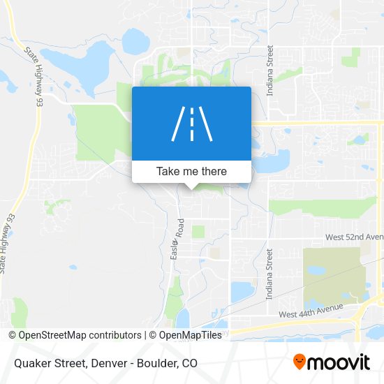 Mapa de Quaker Street