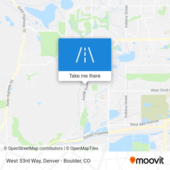 West 53rd Way map