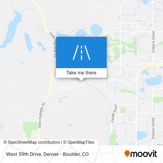 Mapa de West 59th Drive