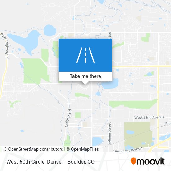 West 60th Circle map