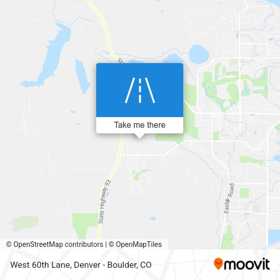 Mapa de West 60th Lane