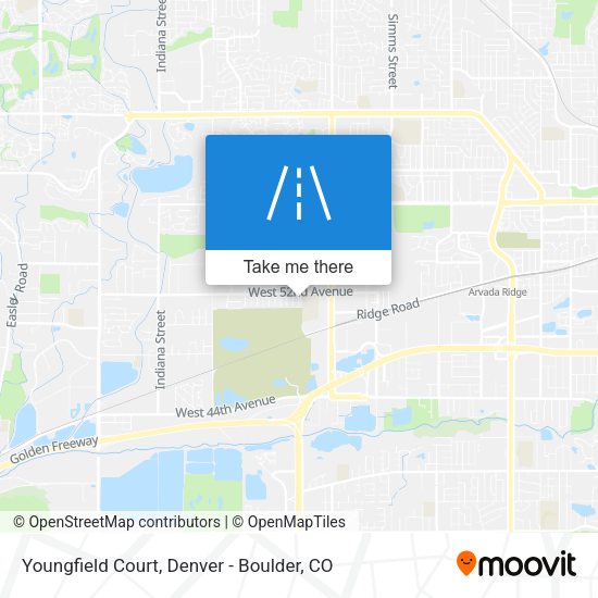 Youngfield Court map
