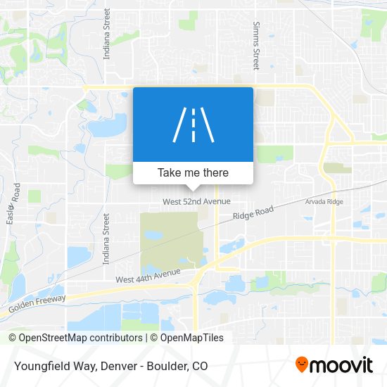 Youngfield Way map