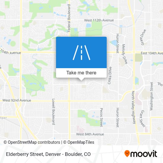 Mapa de Elderberry Street