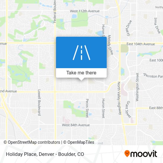 Holiday Place map