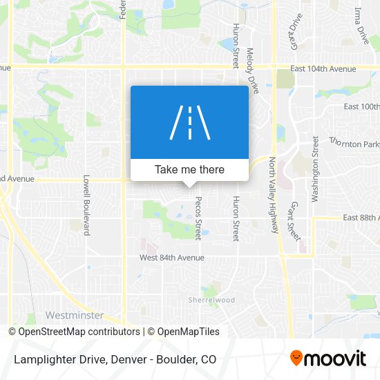 Lamplighter Drive map