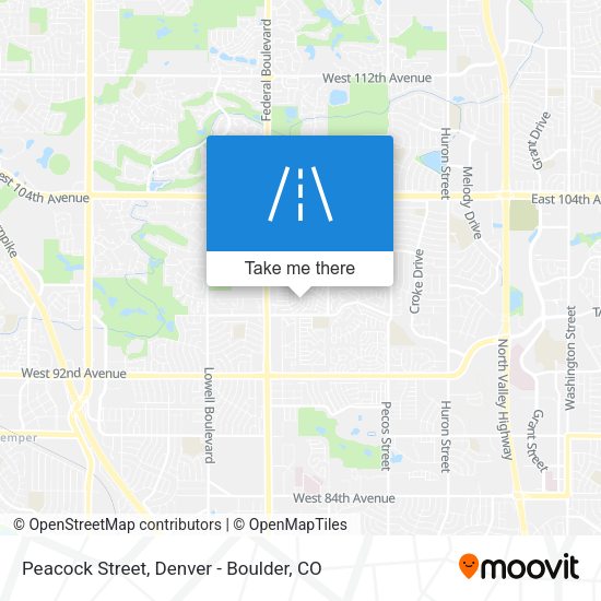 Peacock Street map