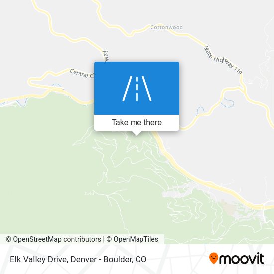 Elk Valley Drive map