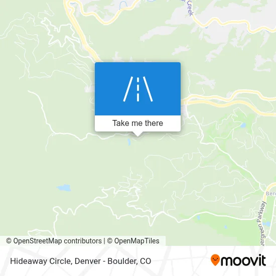 ¿Cómo llegar a Hideaway Circle, Floyd Hill en autobús?