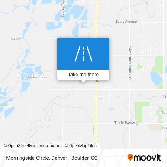 Morningside Circle map