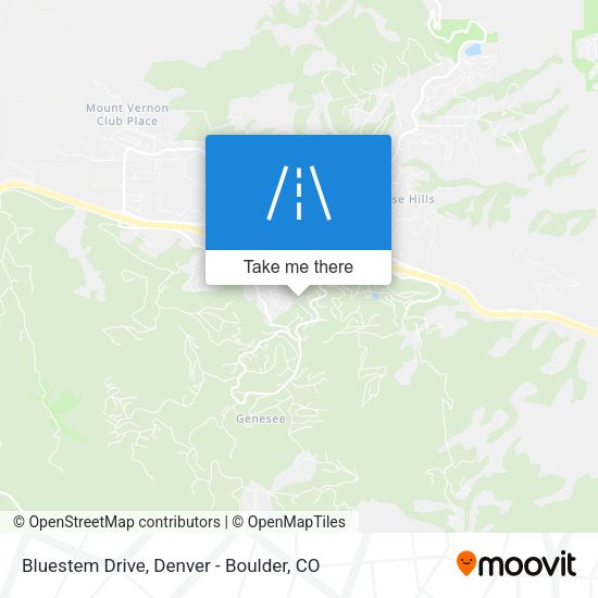 Mapa de Bluestem Drive