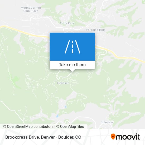 Brookcress Drive map