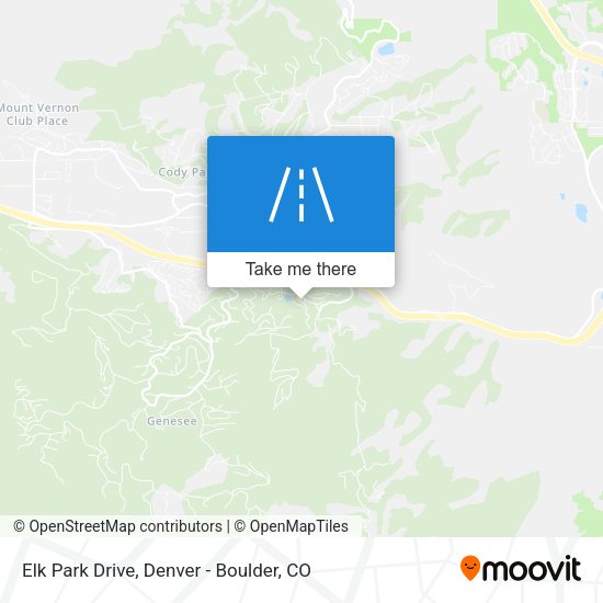 Elk Park Drive map