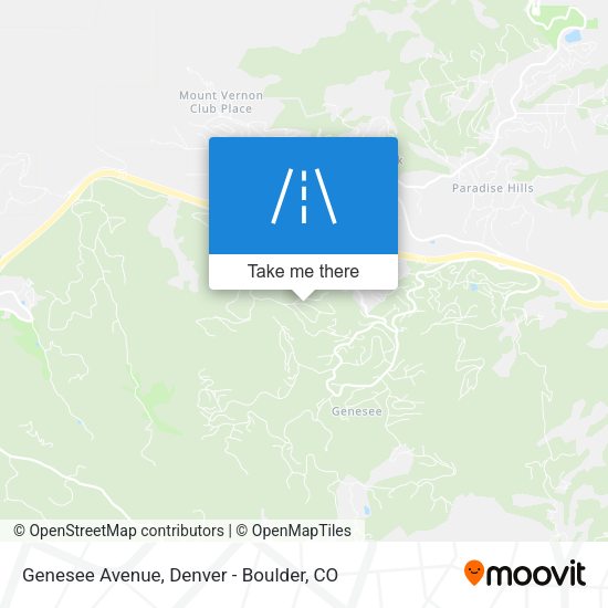 Mapa de Genesee Avenue