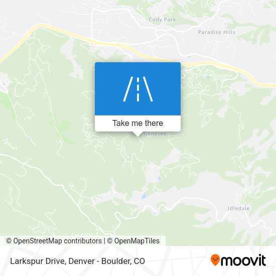 Larkspur Drive map