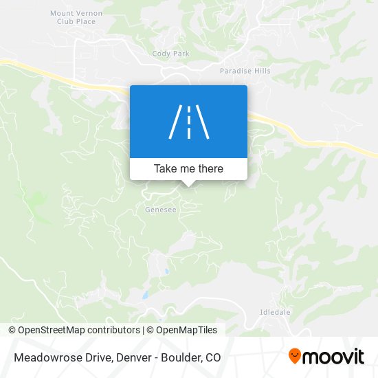 Meadowrose Drive map