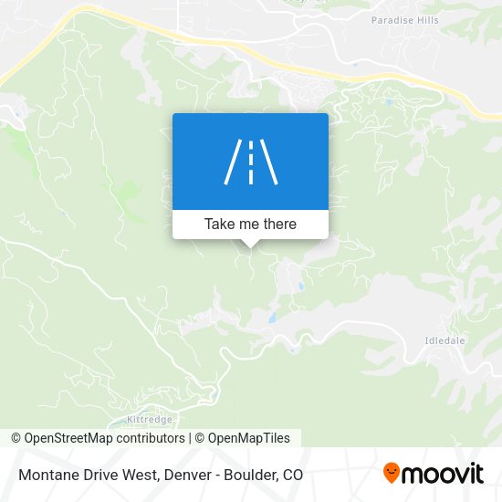 Montane Drive West map
