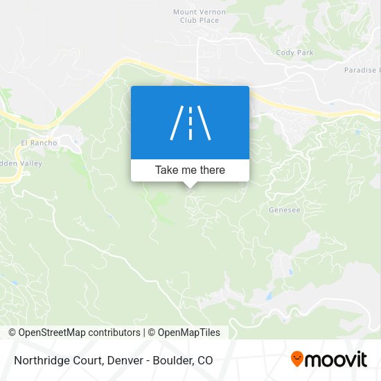 Northridge Court map