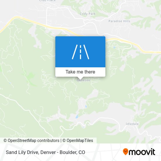 Sand Lily Drive map