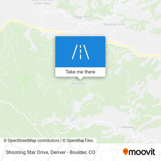 Shooting Star Drive map