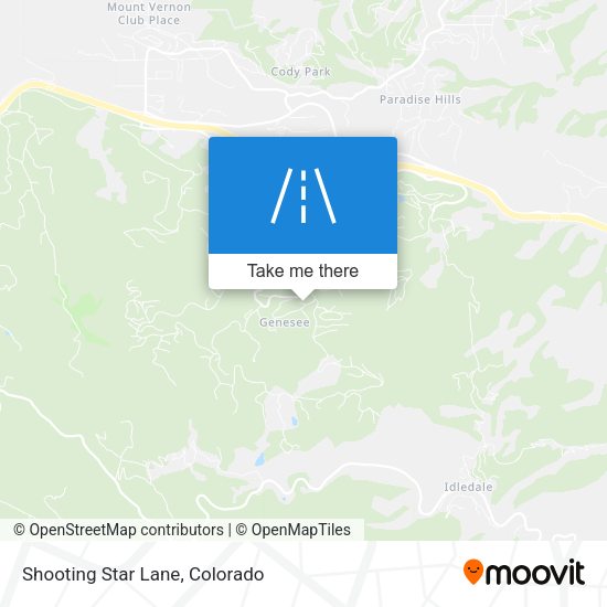 Mapa de Shooting Star Lane