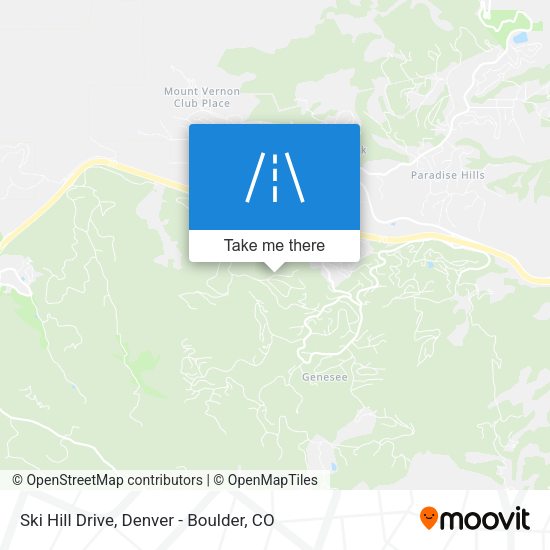 Mapa de Ski Hill Drive