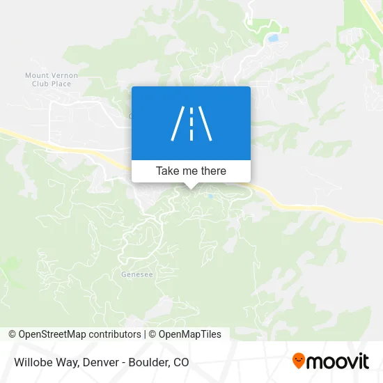 Willobe Way map
