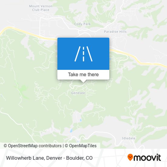 Mapa de Willowherb Lane