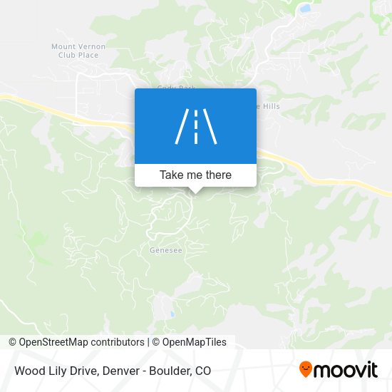 Mapa de Wood Lily Drive