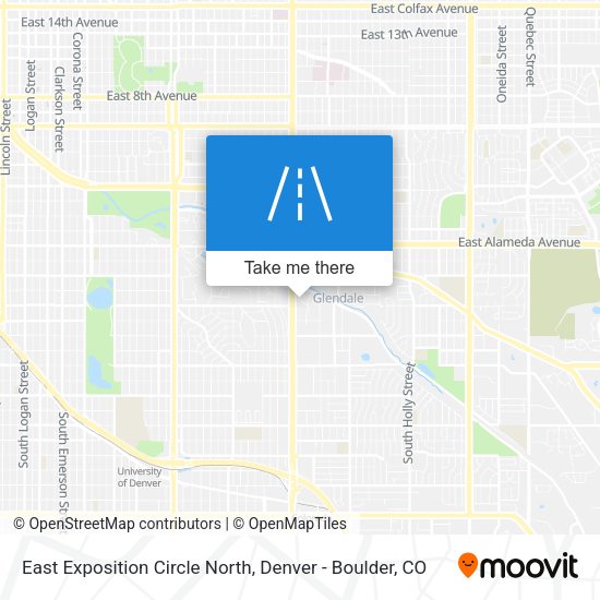Mapa de East Exposition Circle North