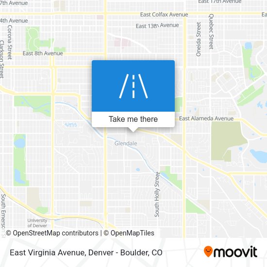 East Virginia Avenue map
