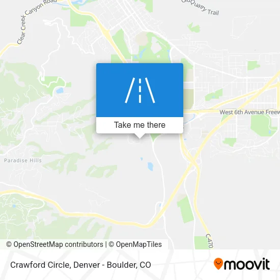 Crawford Circle map