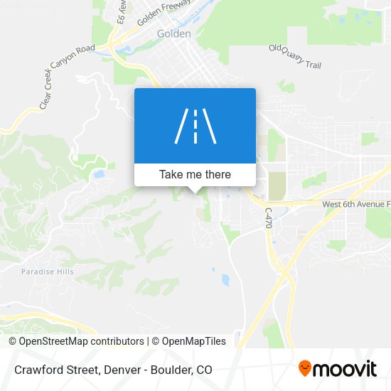 Crawford Street map