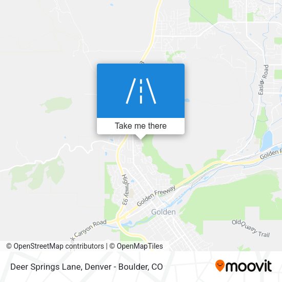 Deer Springs Lane map