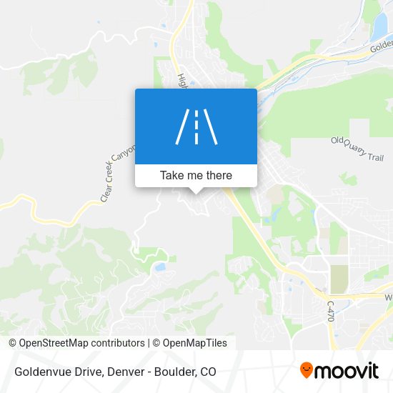 Goldenvue Drive map