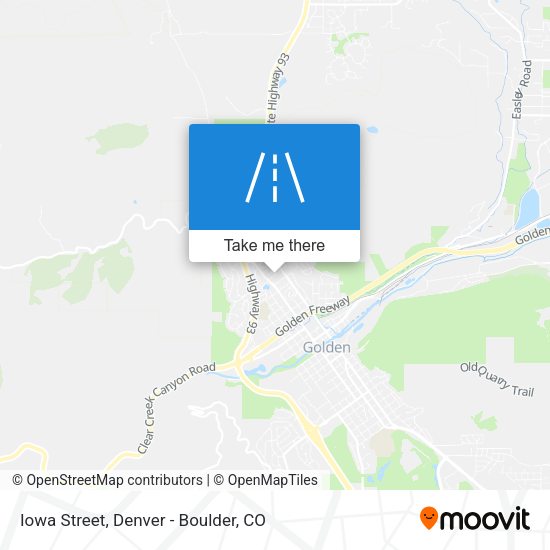 Mapa de Iowa Street